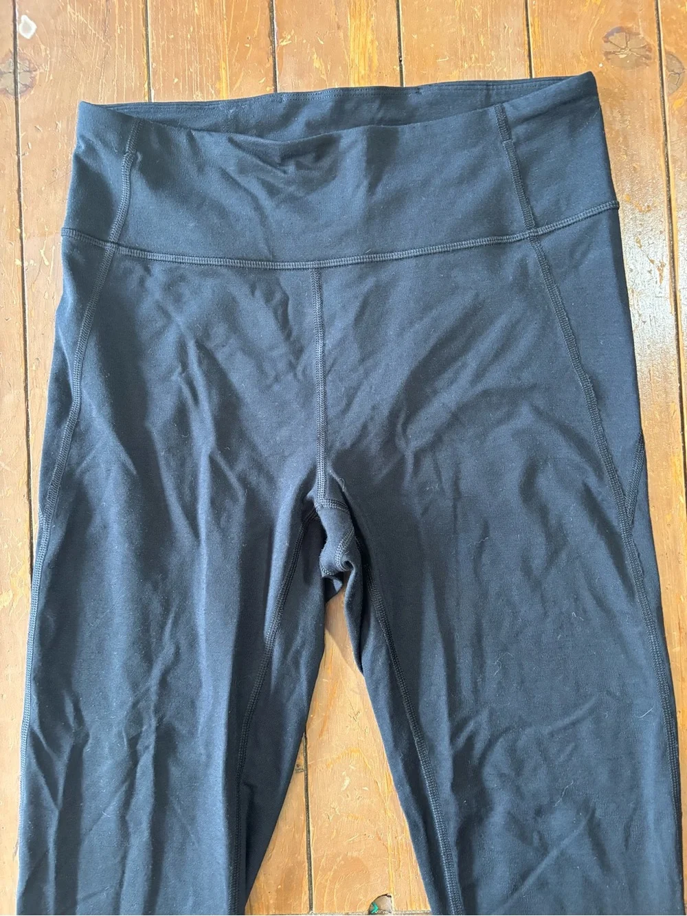 Allbirds Natural Merino Wool Leggings with High-Rise Waist